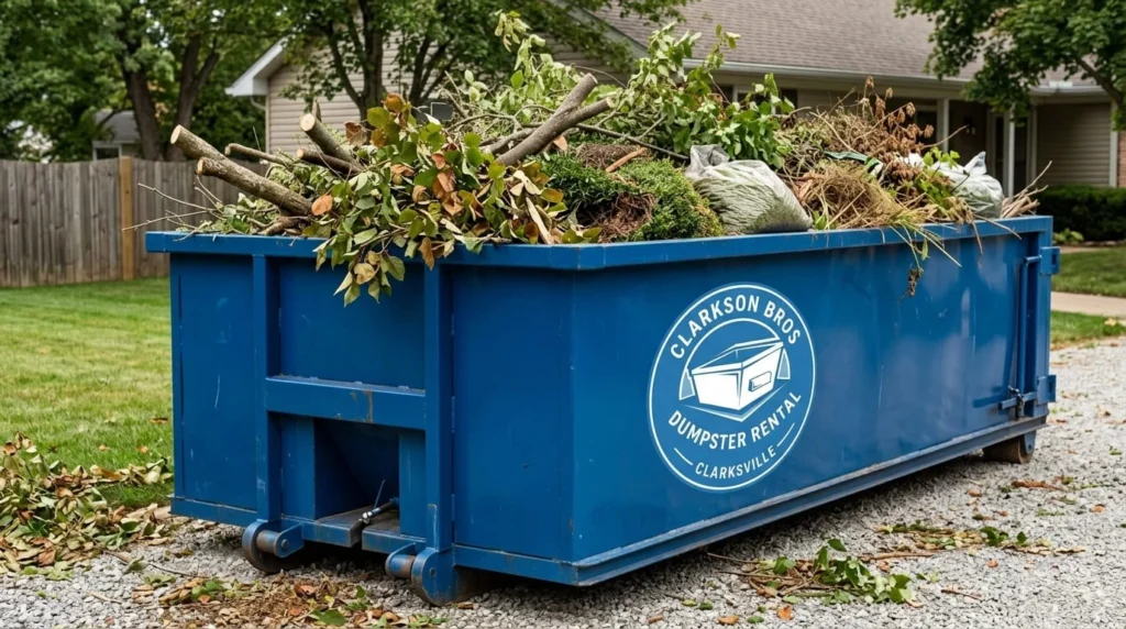 Yard Waste Dumpster Rental Clarksville TN