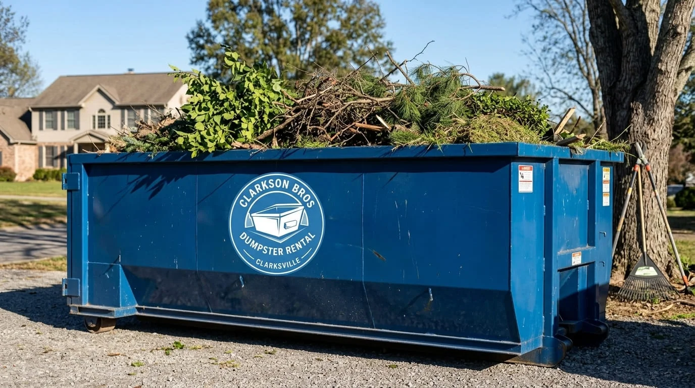 Yard Waste Dumpster Rental Clarksville
